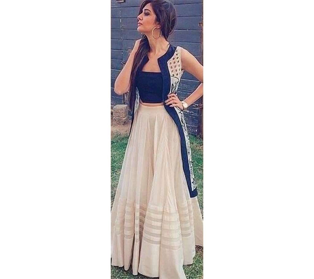 Georgette Embroidery Long Dress