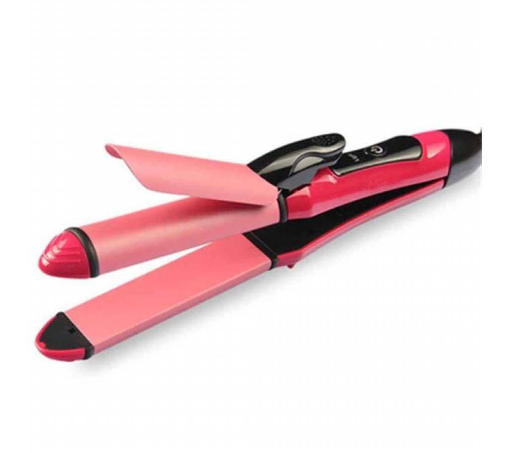 2 in 1 hair straightnar