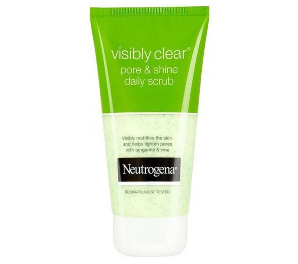 Neutrogena Visibly Clear Pore/Shine Daily Scrub 150ml UK 