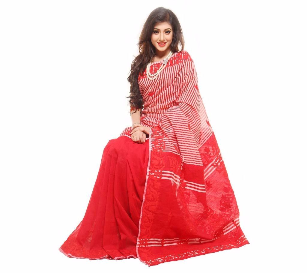Andy Silk Applique Hand Embroidery Sharee