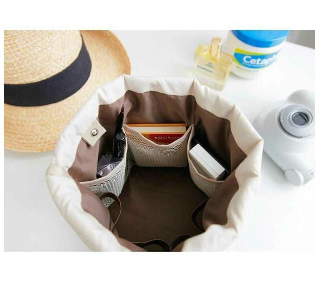 Cosmetics organizer bag