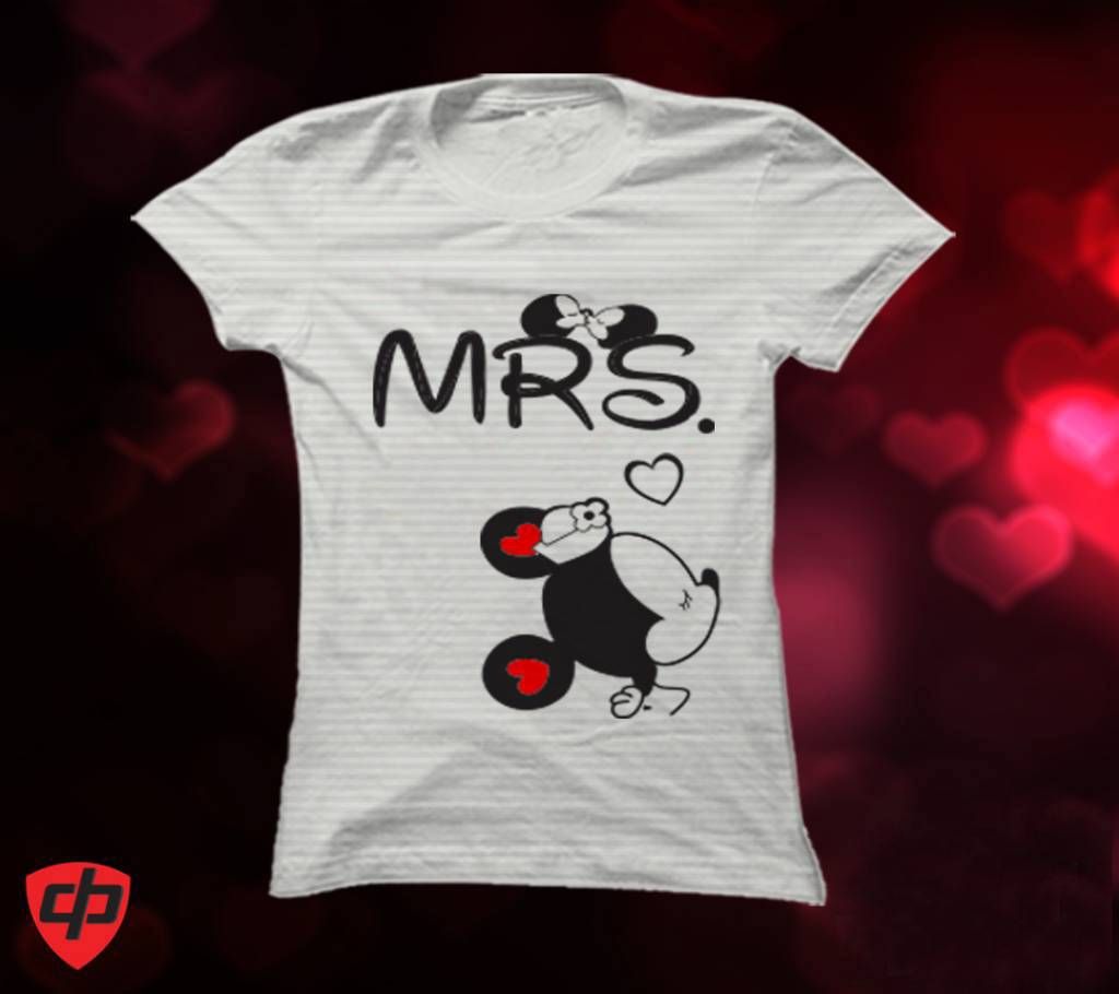 Half Sleeve Cotton T-Shirt for ladies