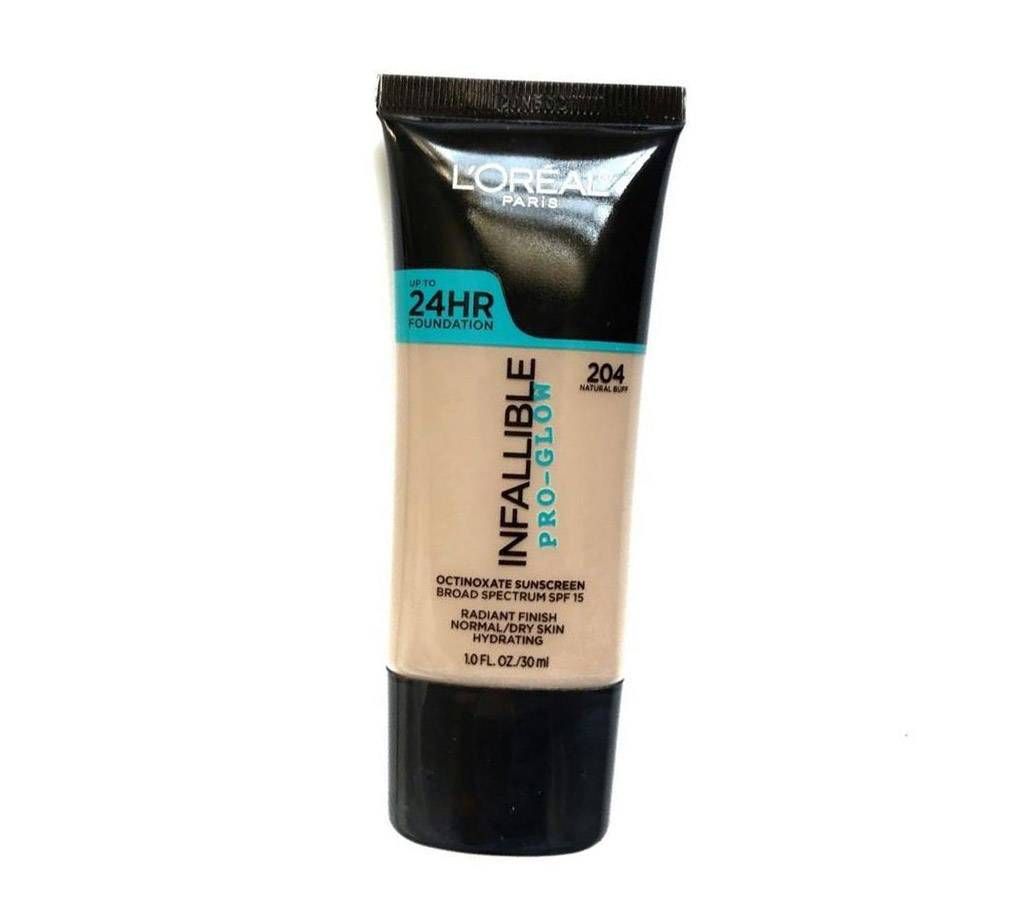 L'Oreal Infallible Pro-Glow Foundation-204