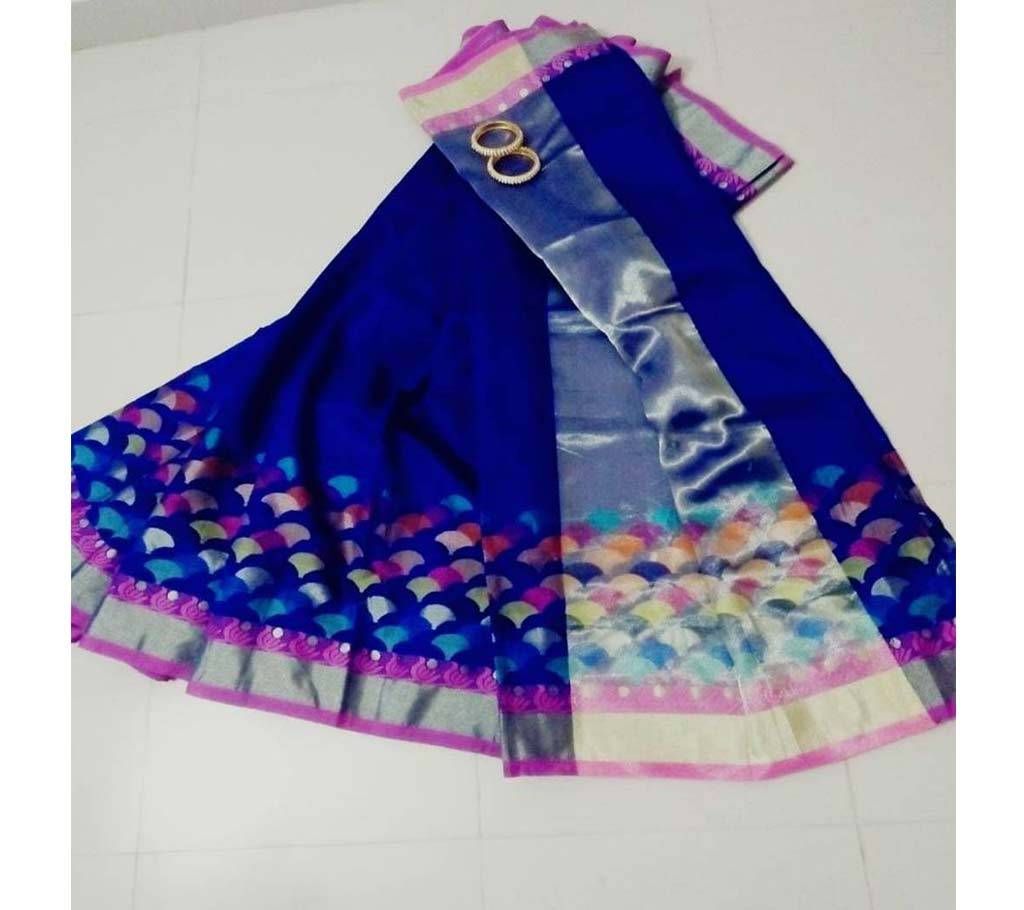 half silk shari
