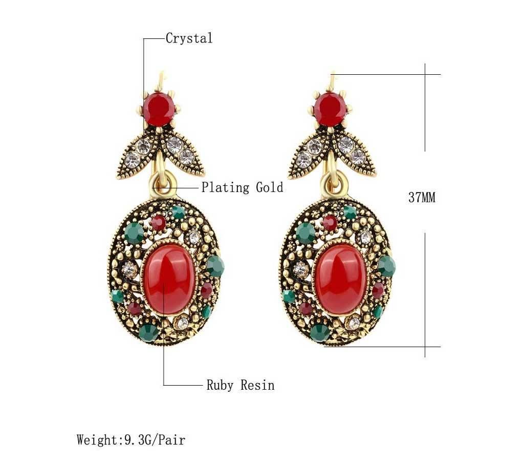 Kine Natural Stone Drop Earrings