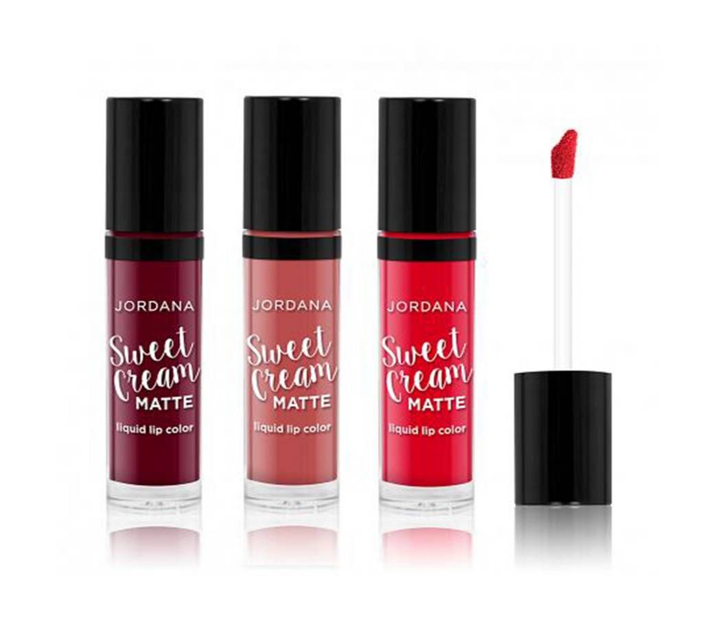 Jordana Sweet Cream Matte Liquid Lipstick - 07 Tiramisu - 3gm  USA