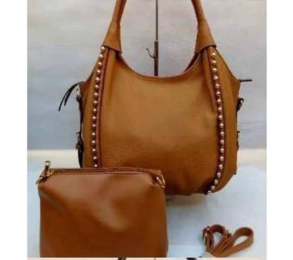 Ladies 2 in 1 Vanity Bag/ Handbag Set