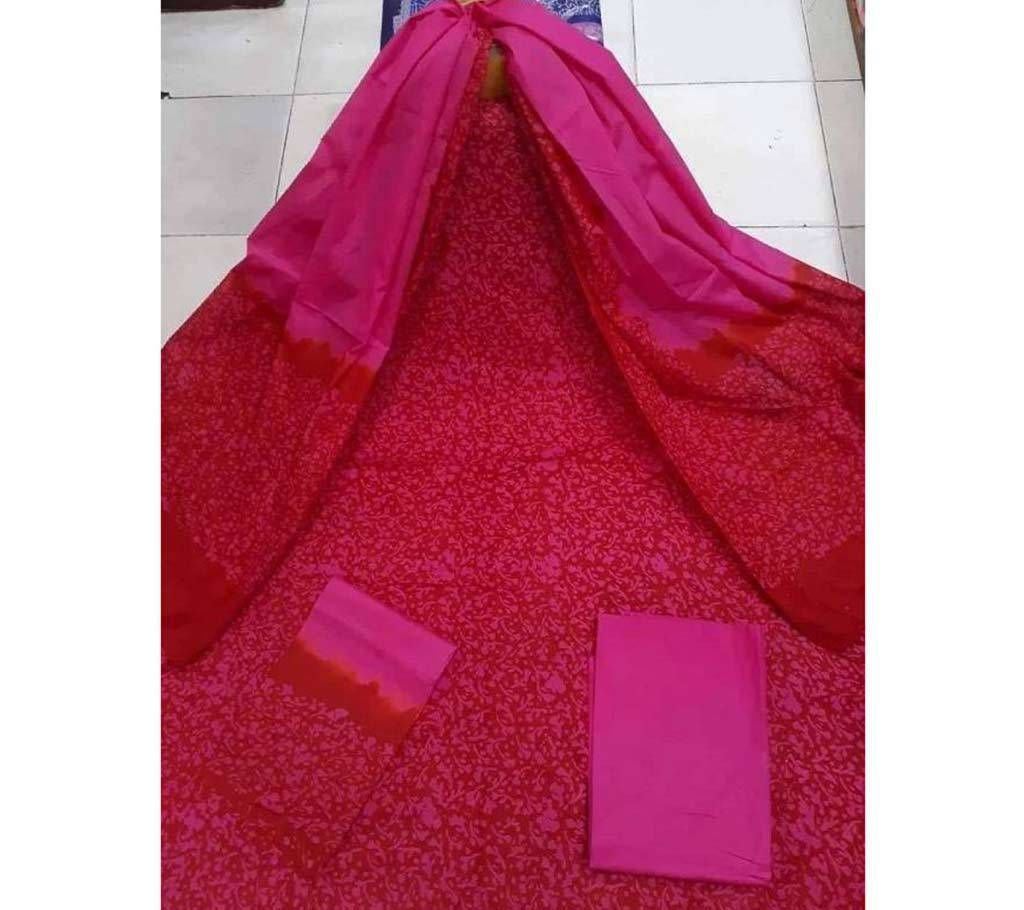 Unstitched Batik 3 Piece
