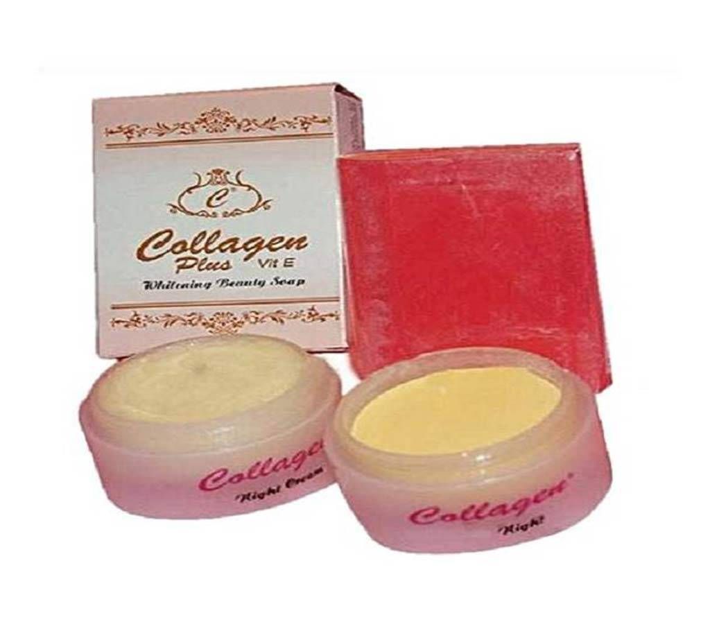 Collagen Plus Day & Night Beauty cream with soap china