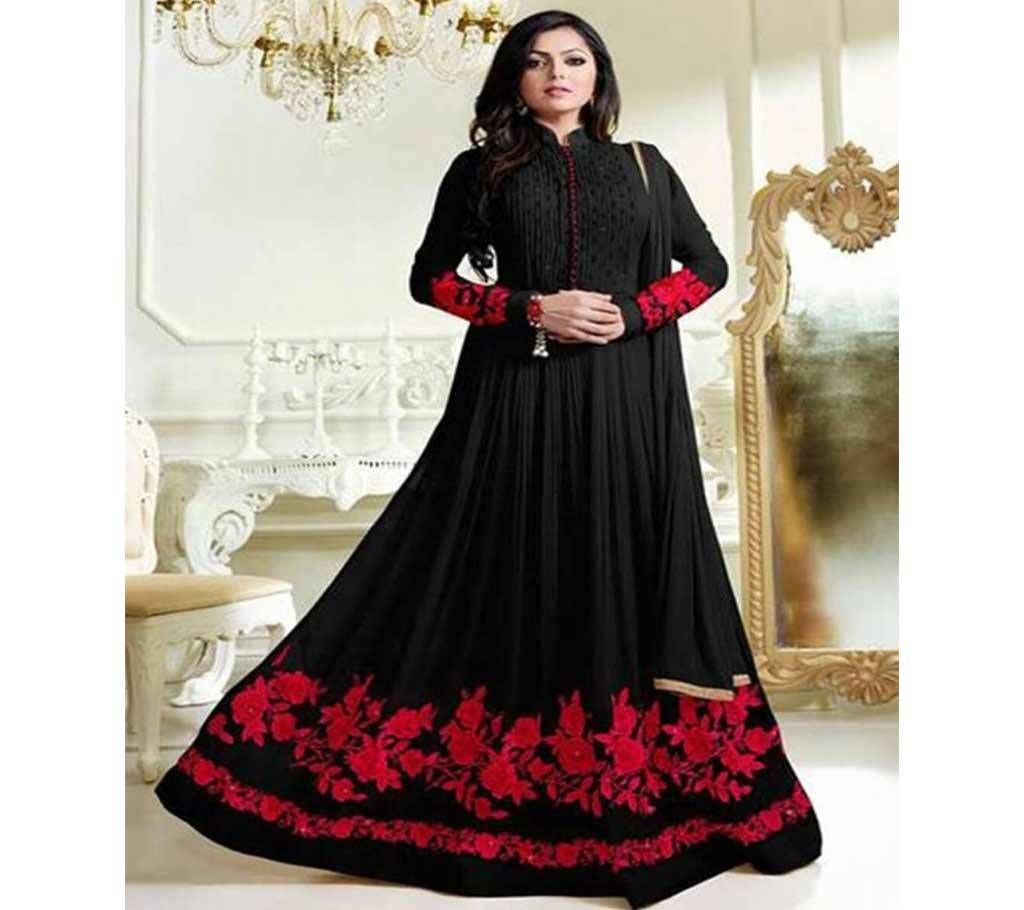 Unstitched Embroidery Georgette Anarkoli Dress (Copy)