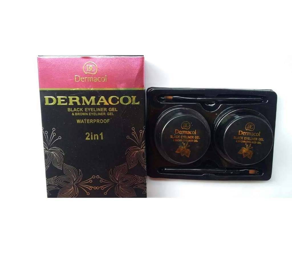 DERMACOL 2 COLOR IN 1 EYELINER GEL MALAYSIA