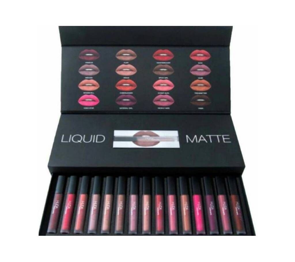 huda beauty matte lipstick (16 pcs) Italy