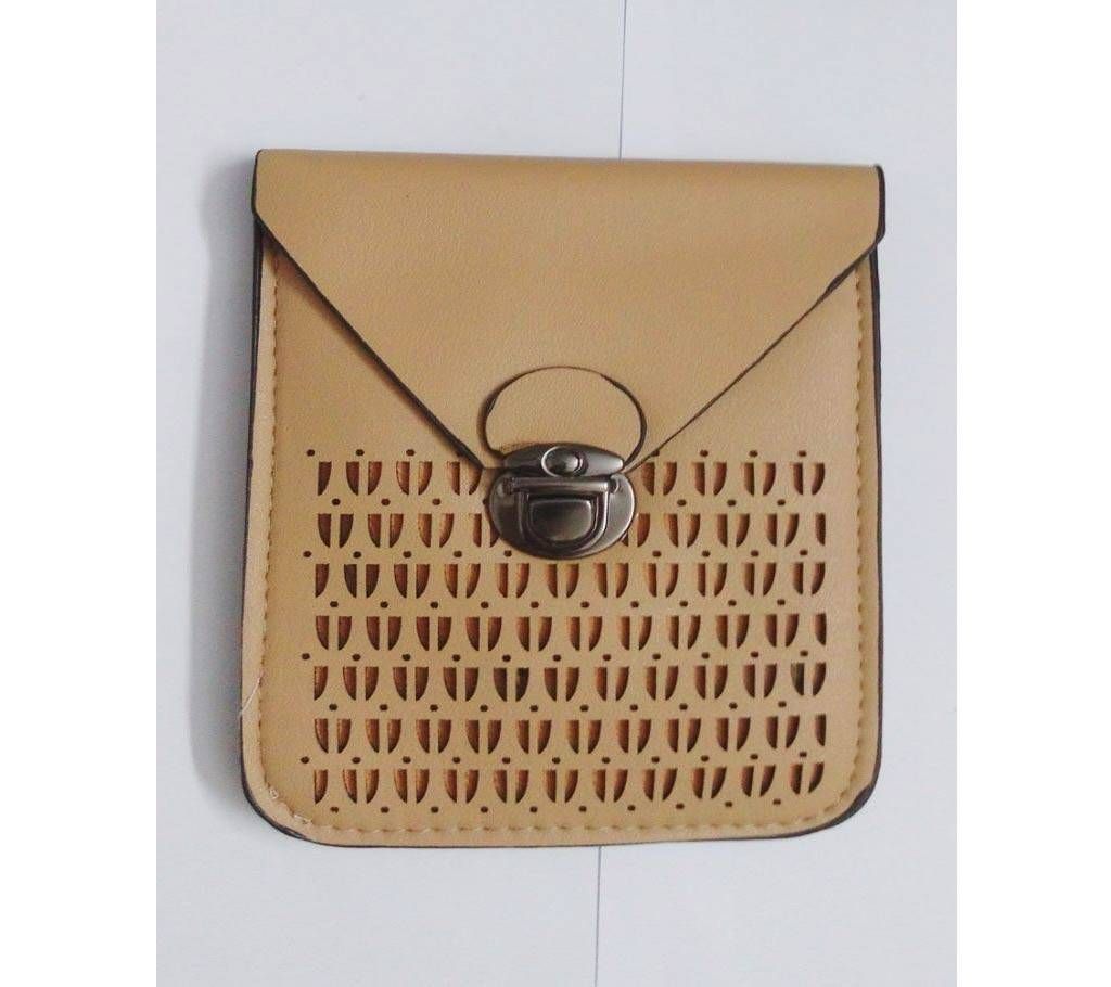 Artificial Leather Womens Hook Mobile Clutch