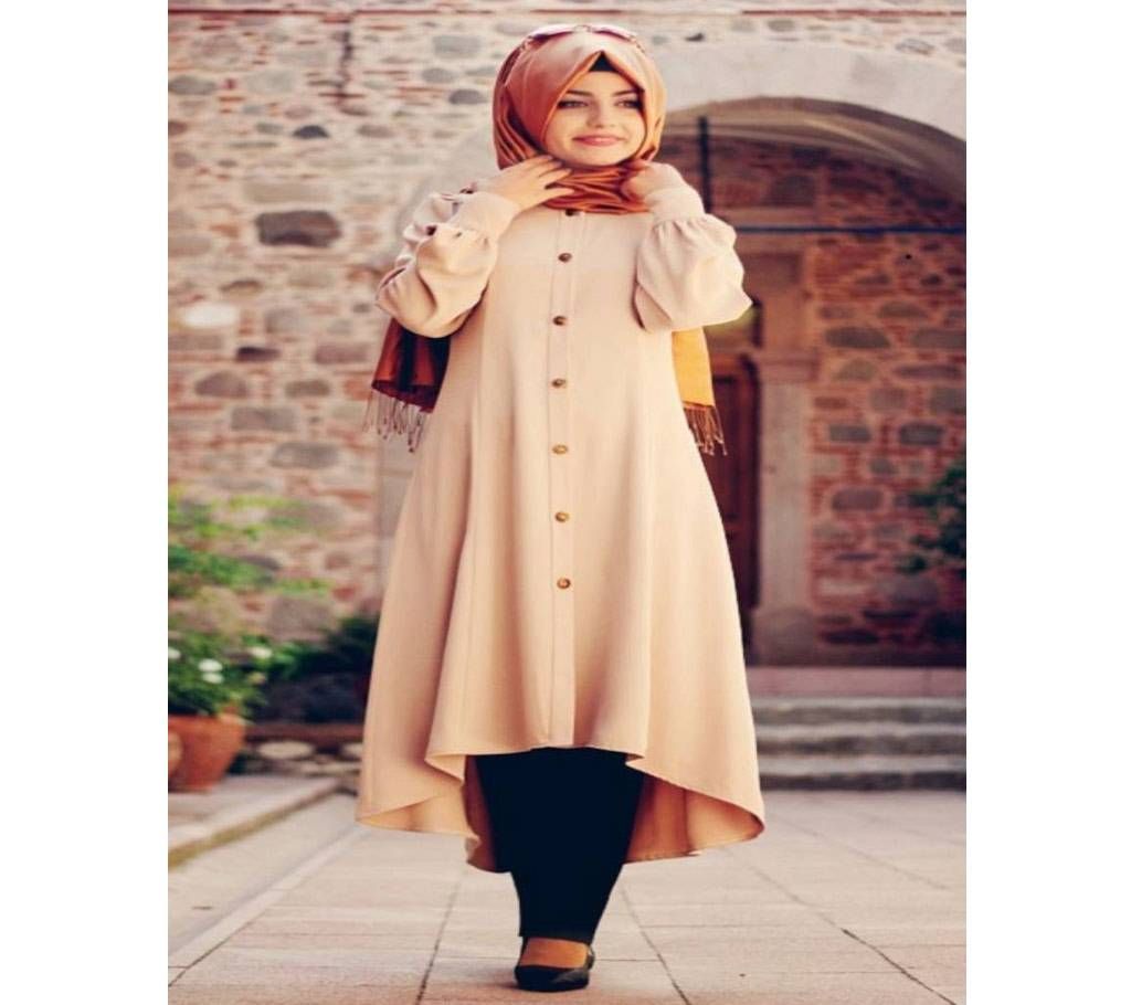 Light Brown  China Linen/BMW  Abaya For Women