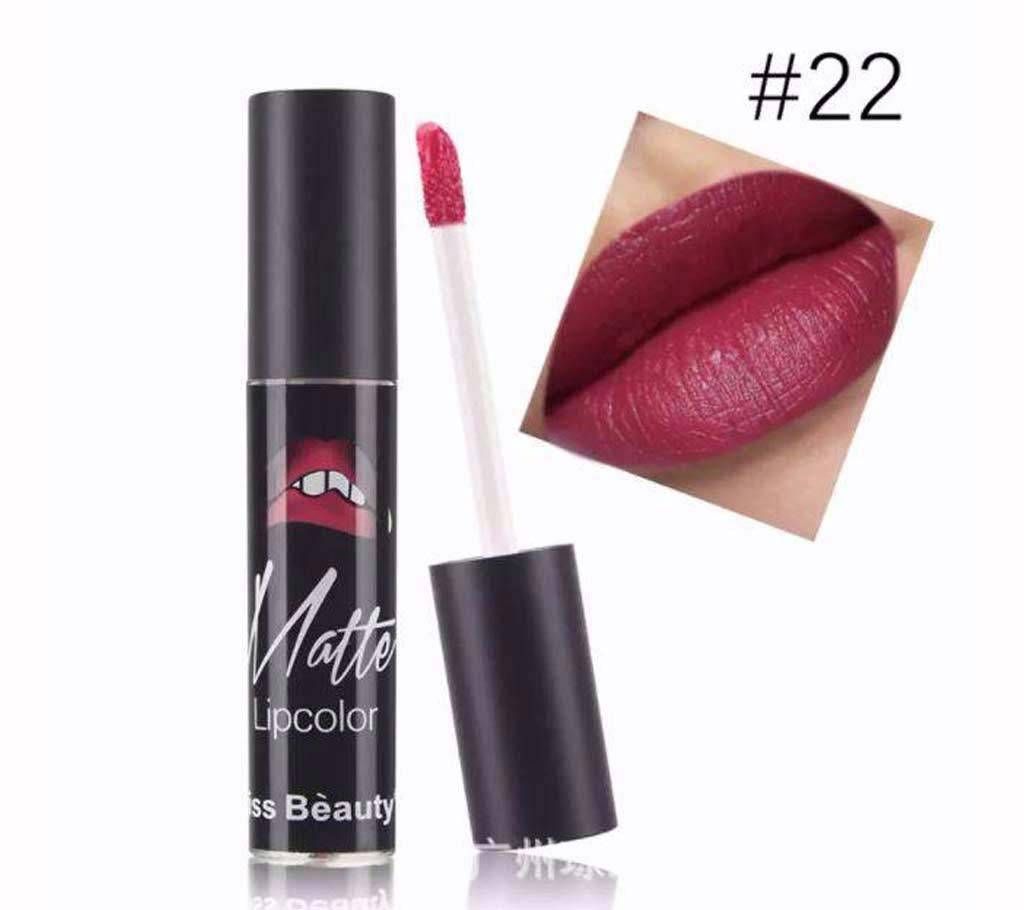 KISS BEAUTY Matte lip color lipstick 