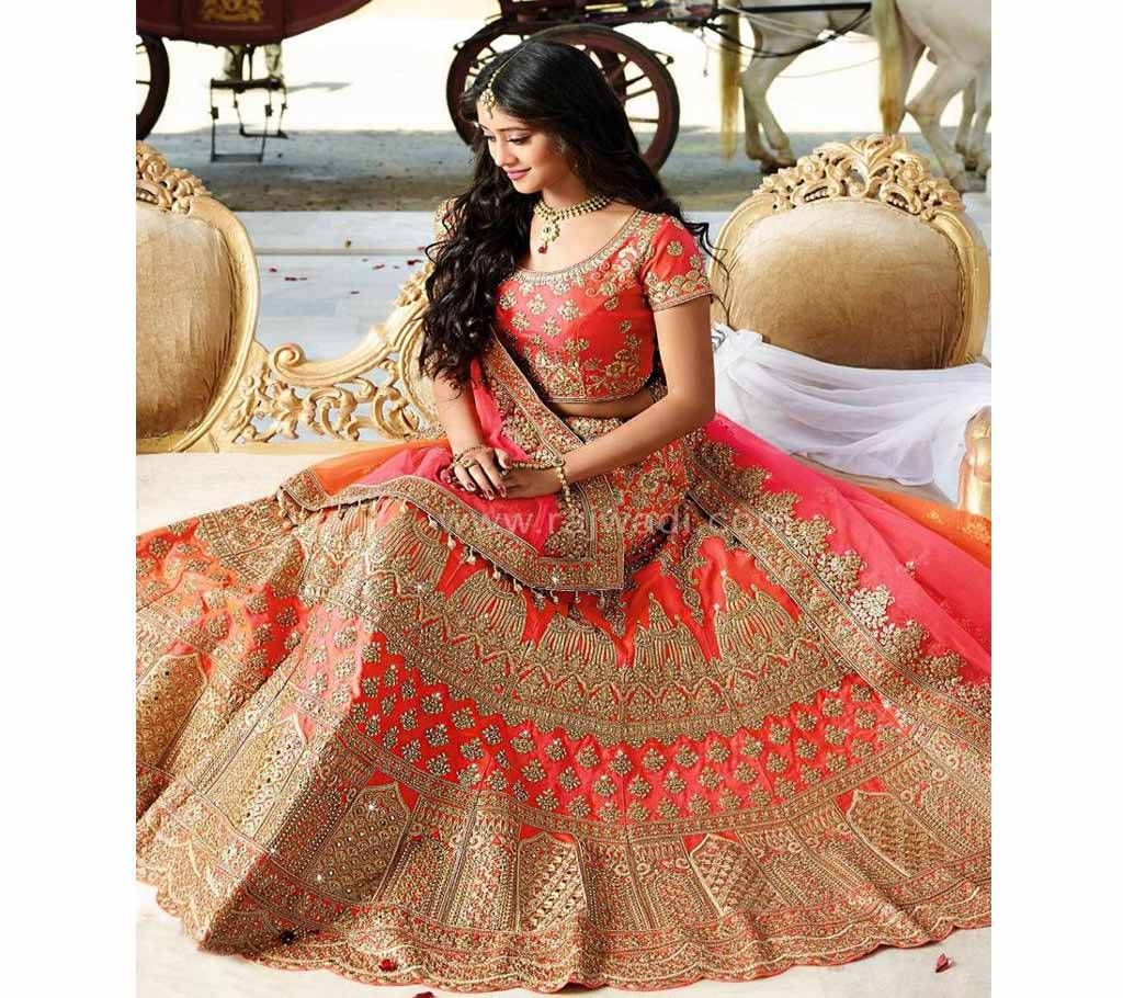 Georgette with embroidery Lehenga-Copy