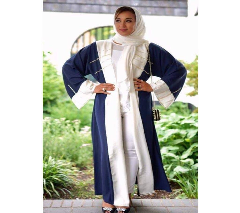 Blue & off White Alex / Georgette Borka For Women