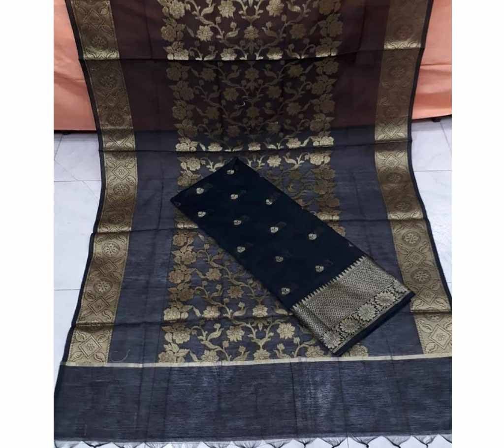 Unstitched indian Katan Kameez And Orna  for Women