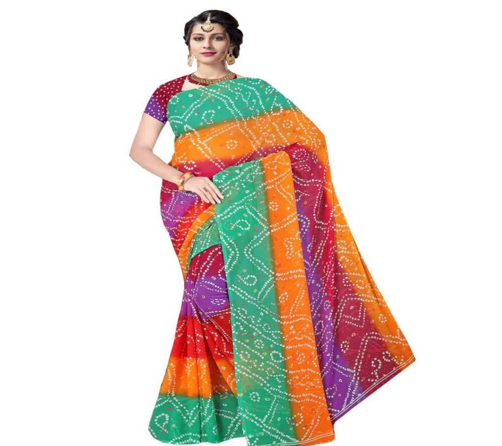 Indian Georgette Chandri Saree
