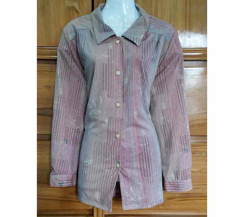 ladies silk shirt 