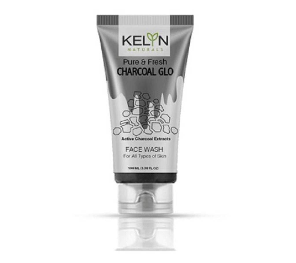 Charcoal Glo Face Wash  100ml INDIA
