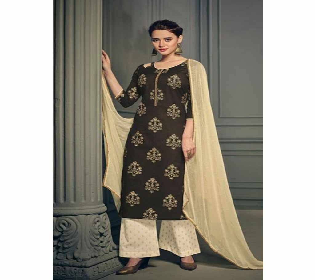  Block Printed 3 piece Salwar Kameez for Women
