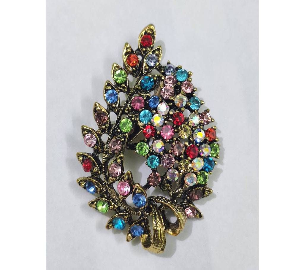 Cute Crystal Stone Brooches pins For Women