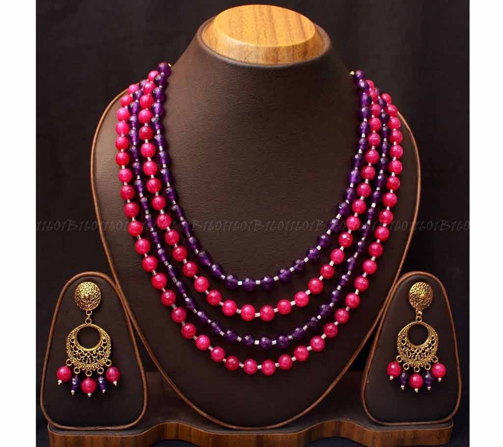 Two Color Artificial Color Beats Lohor Jewelry