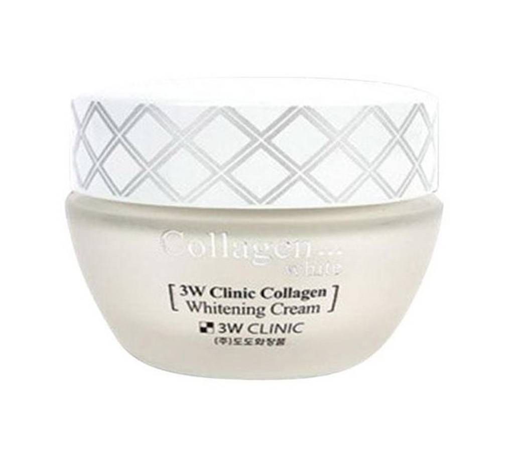 3W Clinic Collagen Whitening Cream - 60gm(Korea)