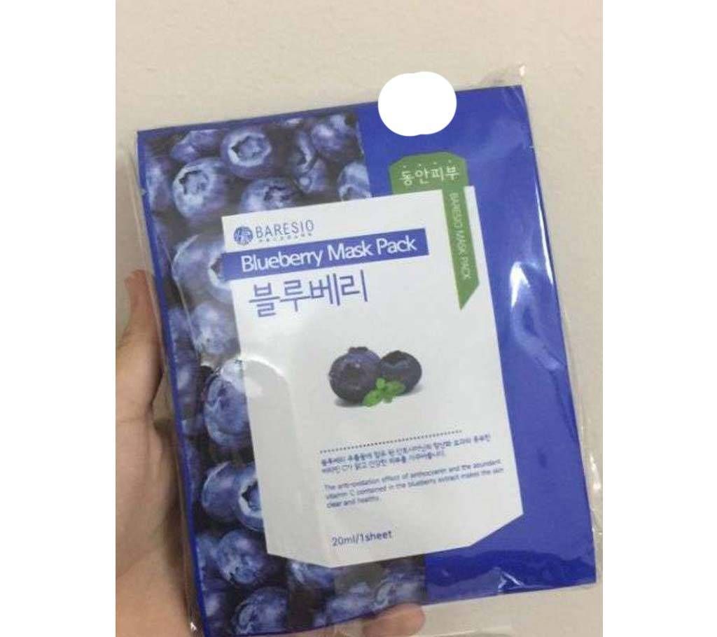 Blueberry mask pack