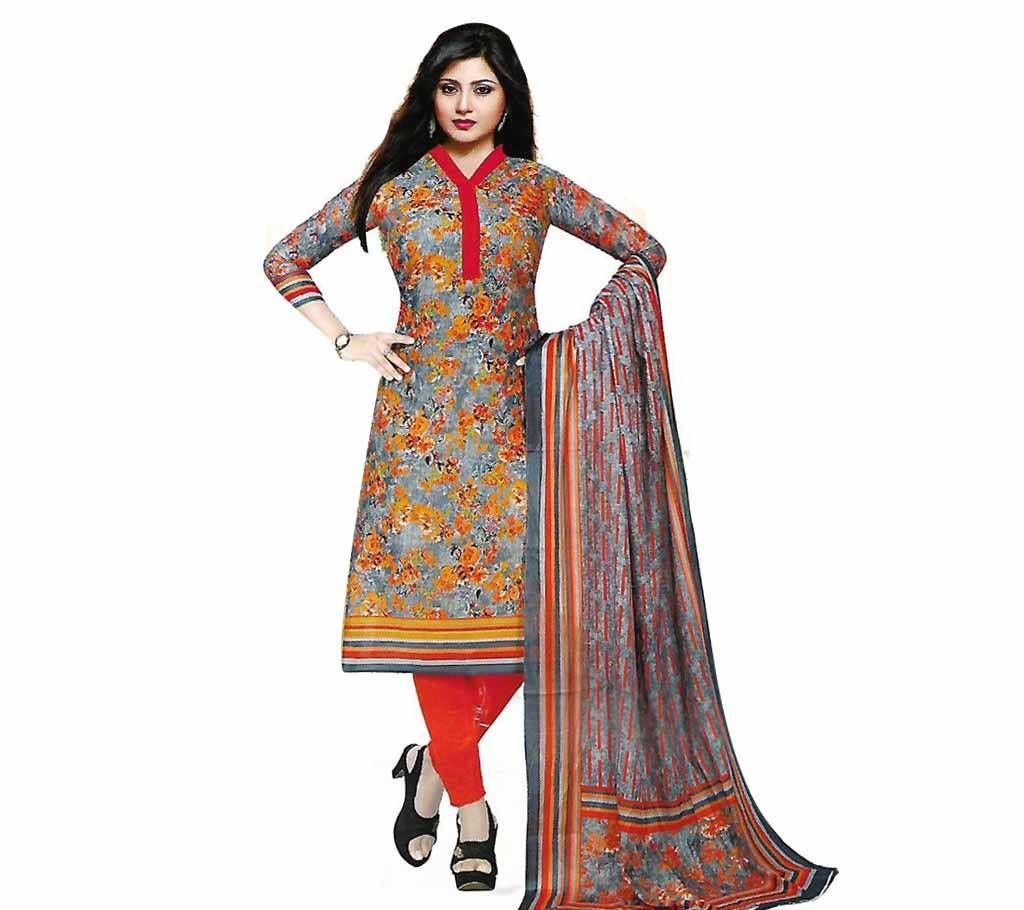  Unstiched Printed Cotton Three Piece1339