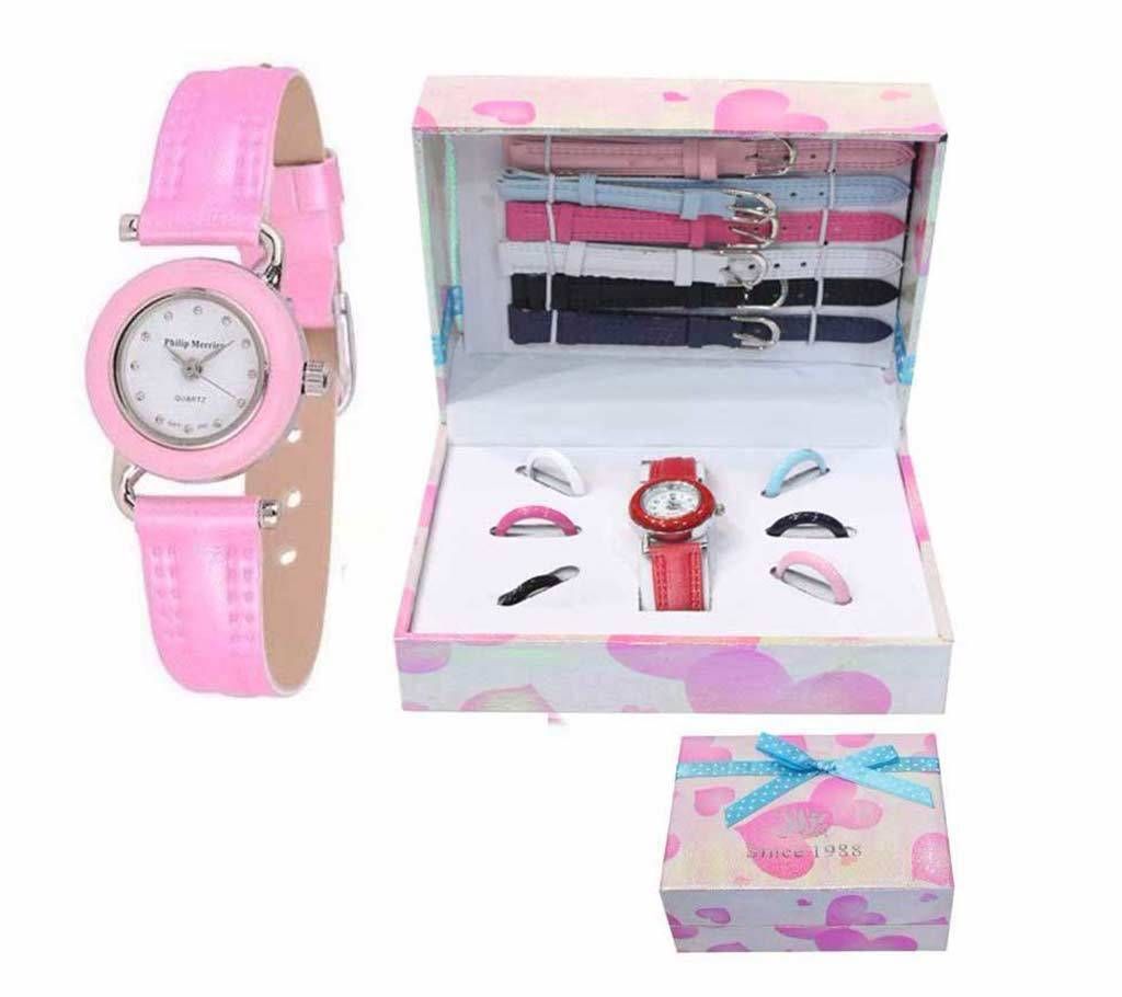 TISSOT dial and belt changeable ladies watch 