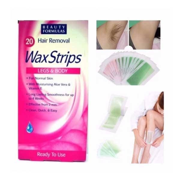 Beauty Formulas wax strips