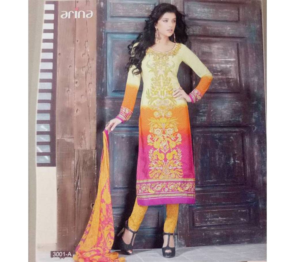 Mehak Unstiched Georgette Three Piece