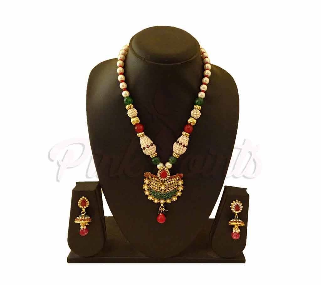 TRADITIONAL HALF CIRCLE DESIGNER PENDANT SETS (by Pink Point - PS-1809-82)