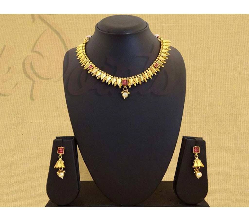 MULTI KNIFE STYLE NECKLACE SET (by Pink Point - NS-3527-78)