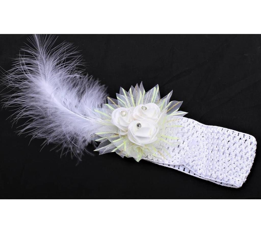 Baby White Soft Hair Band