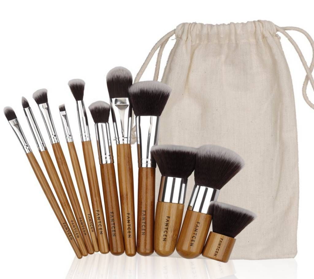 Bamboo Professional Makeup Brush Set of 11 (China)