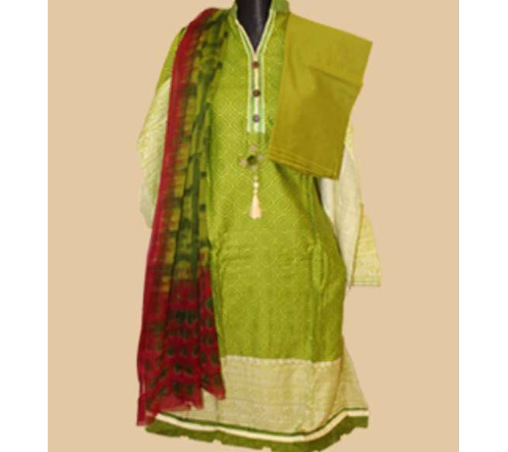 Unstiched Cotton Salwar Kameez 