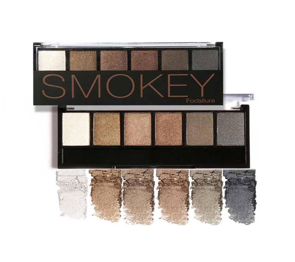 Focallure 6 Colors Eyeshadow Palette 1-China