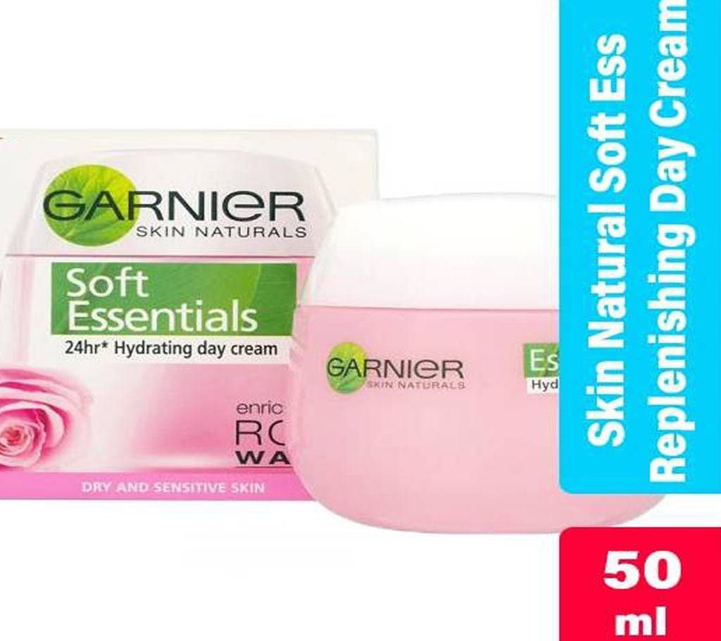 Garnier Skin Natural Soft Ess Replenishing Day Cream 50ml UK