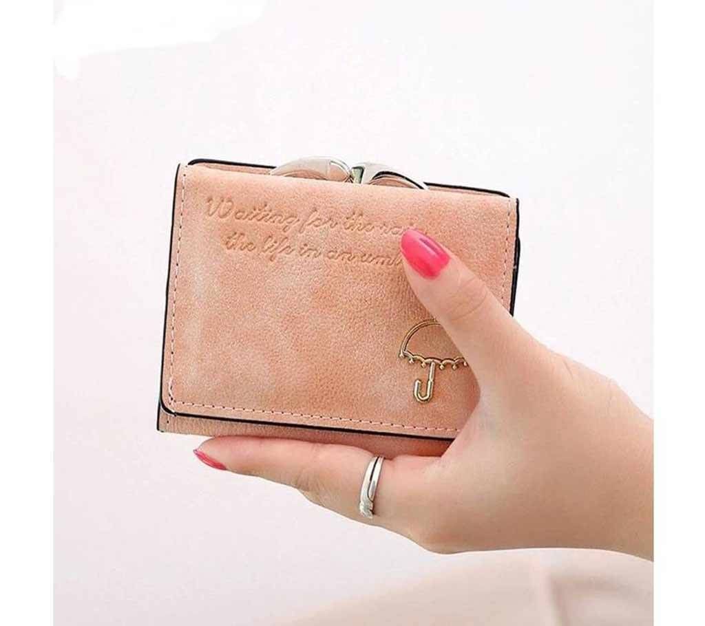 Logo PU Leather 3 Parts Wallet and Card Holder (Khaki)