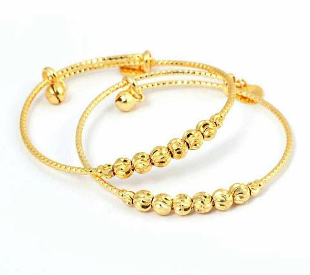 Gold plated bracelet - 2 pieces