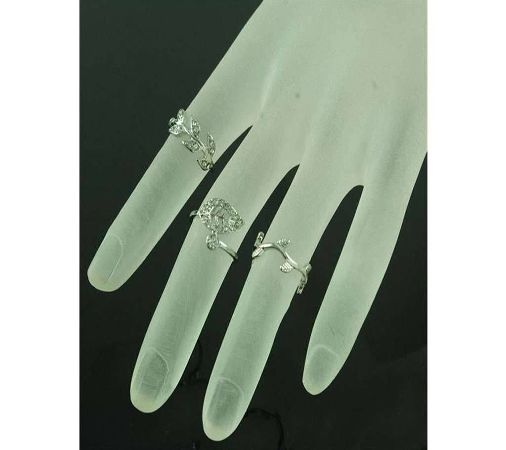 3 in 1 finger ring set