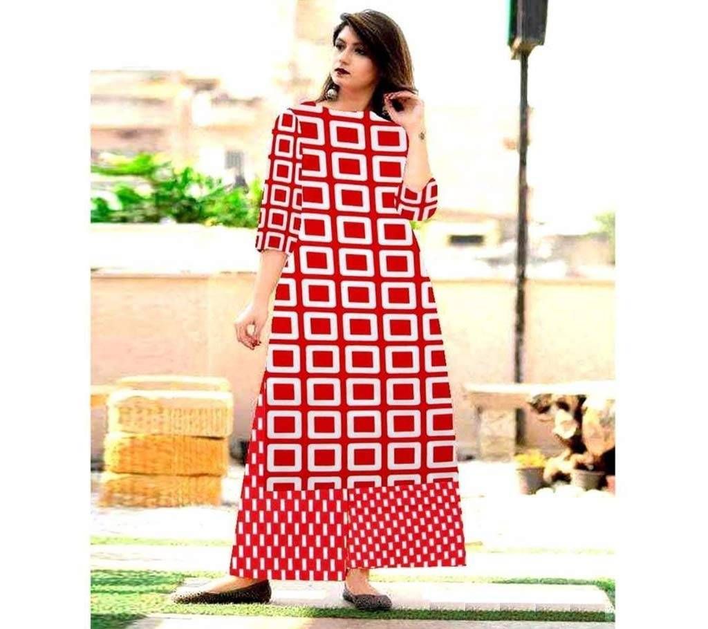 unstiched rajdhani voyal skin printed cotton salwar kameez for woman