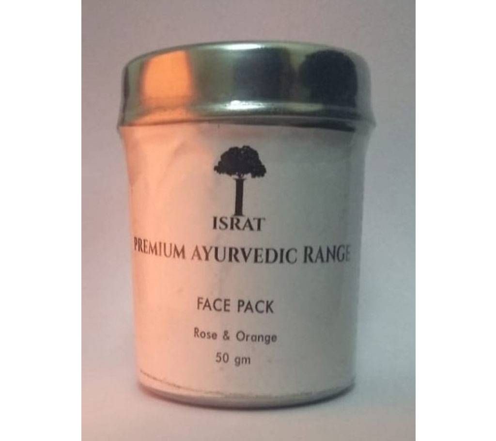 ISRAT Ayurvedic Facepack Rose and Orange 50g India