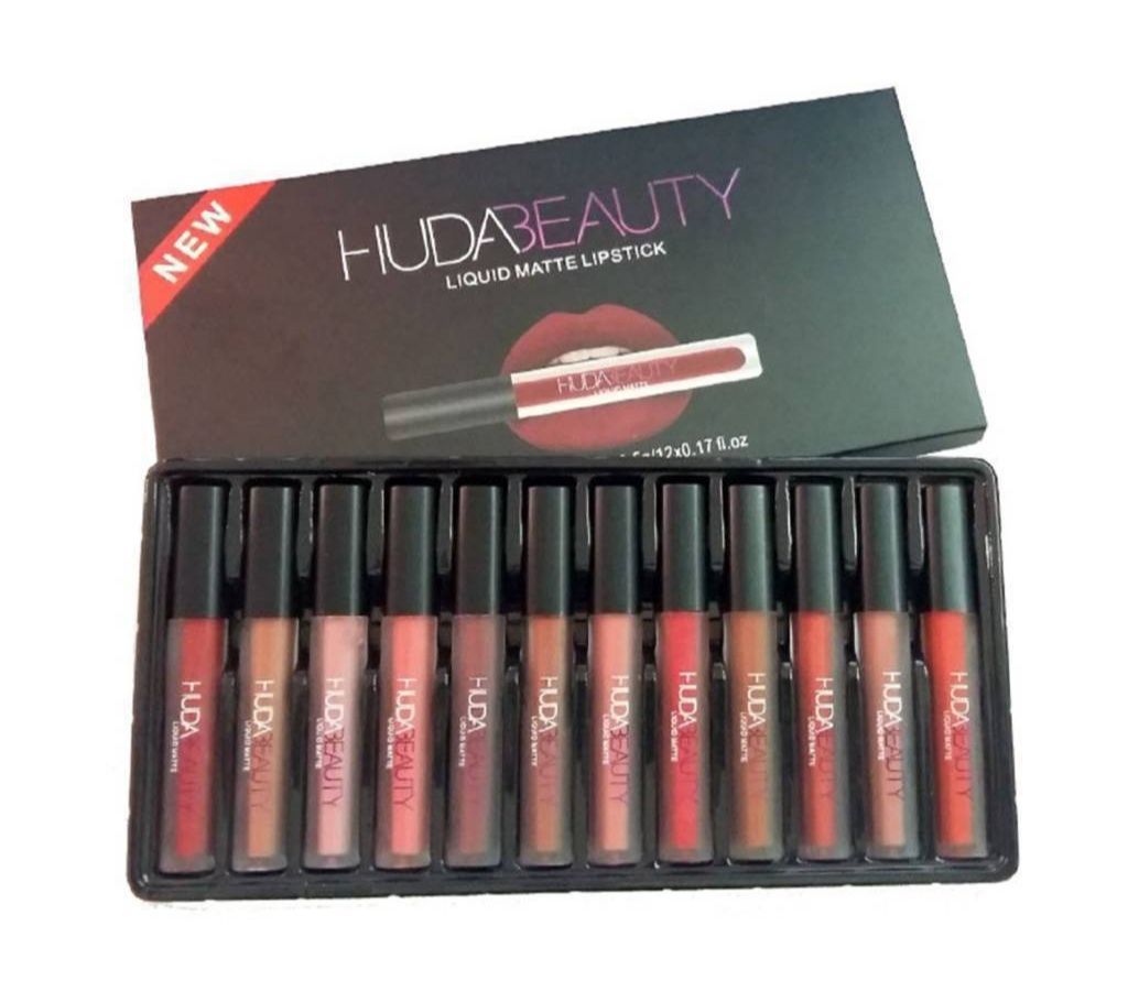 Huda beauty liquid matte lipstick 12 Pieces Singapore