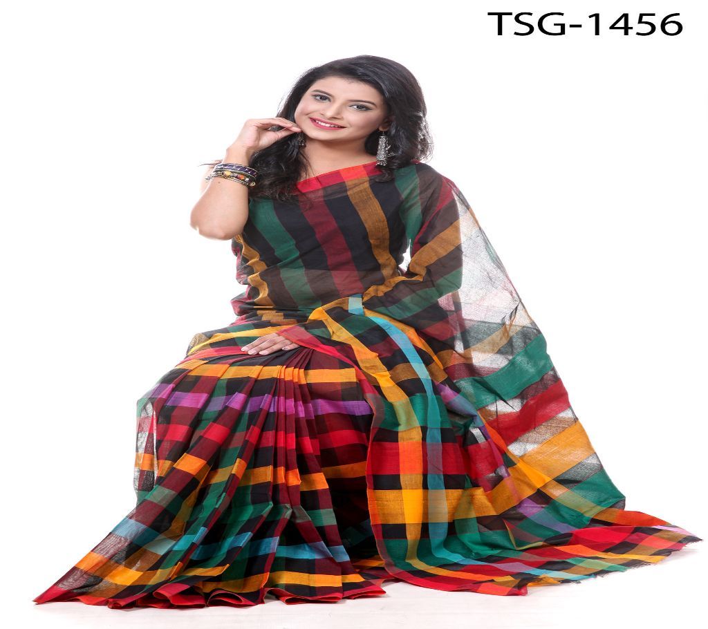 Snake Skin Cotton Saree