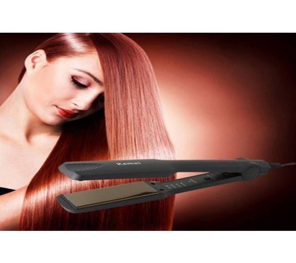 Kemei Hair Straightener KM 329 - Black