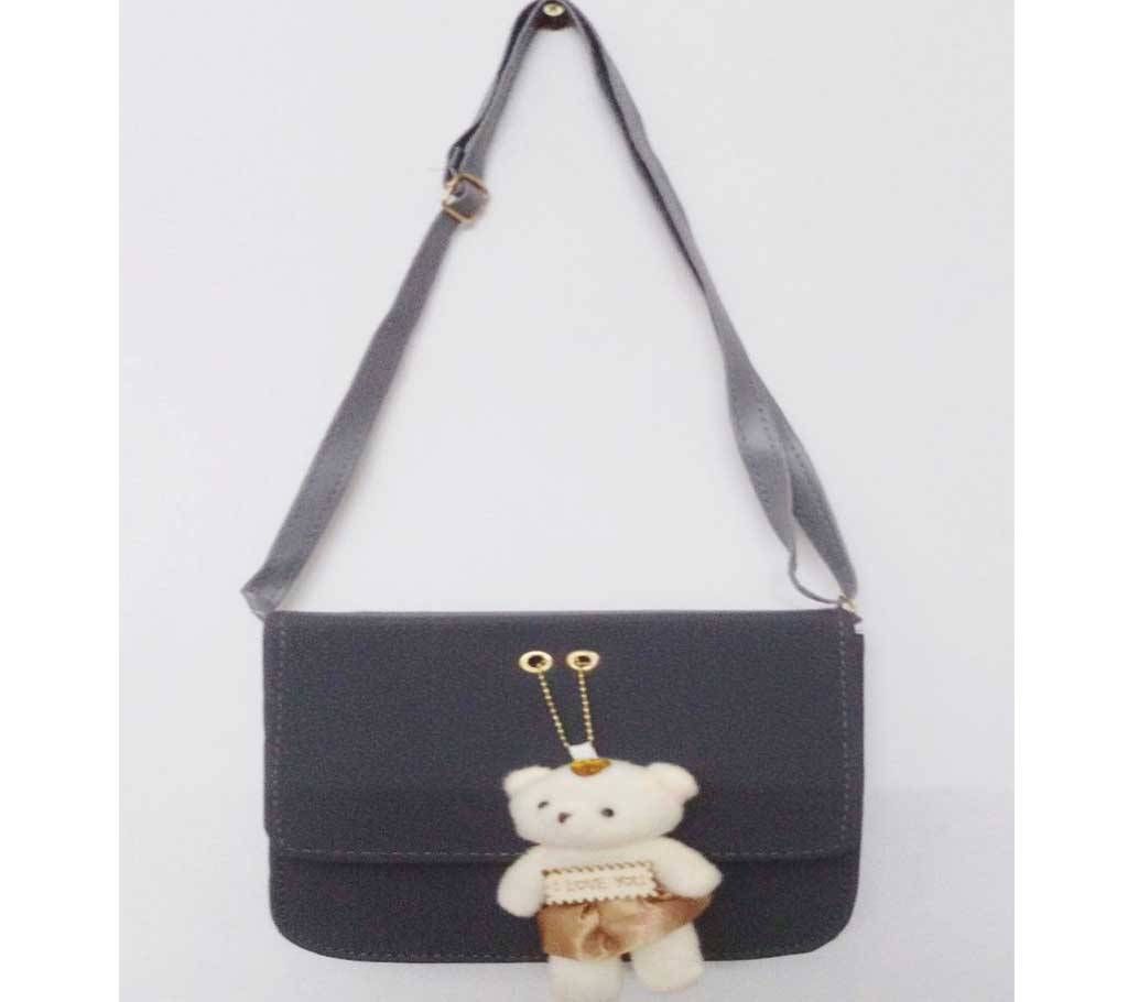 China Leather Crossbody Womens Purse with Long Belt